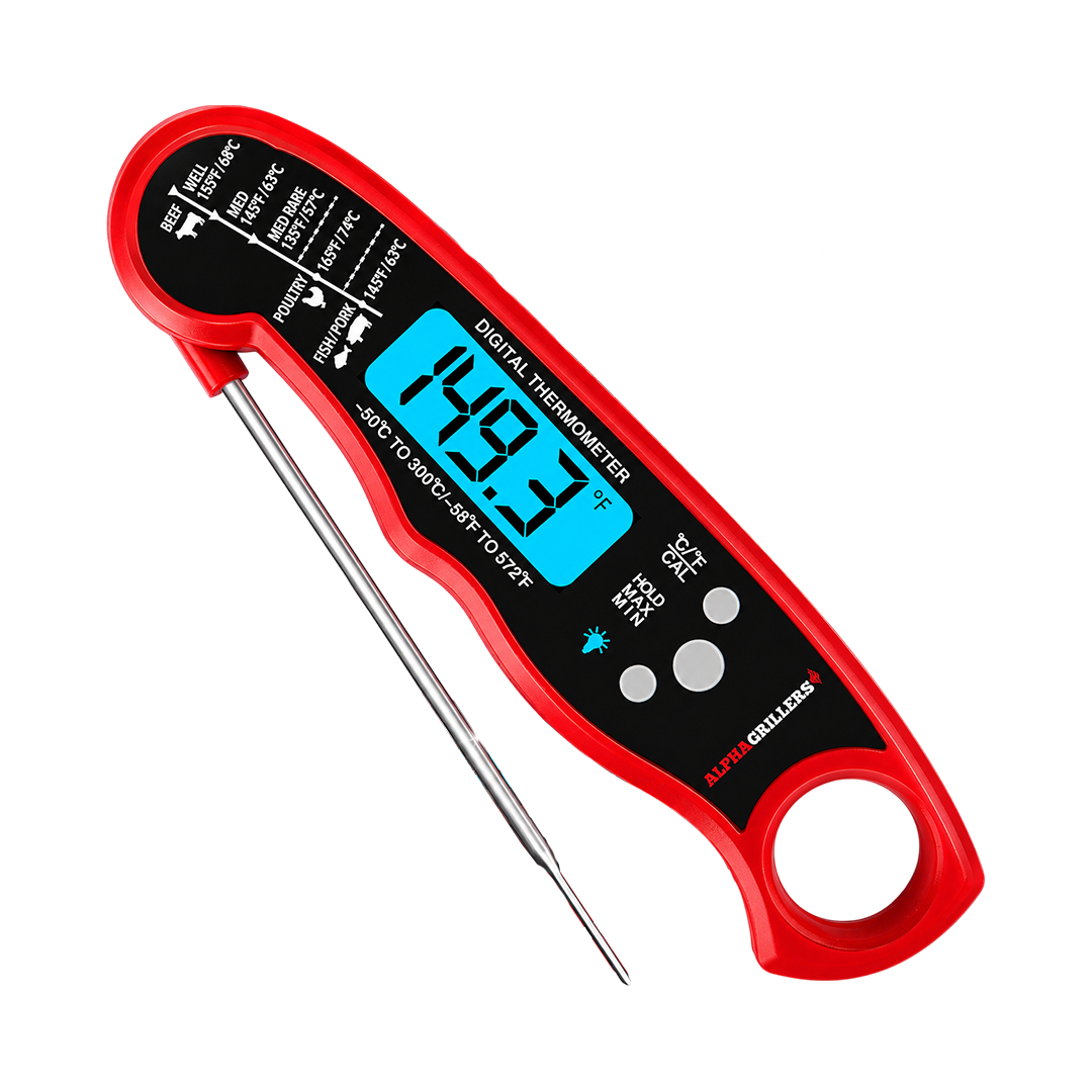 Alpha Griller digital meat thermometer, product photography